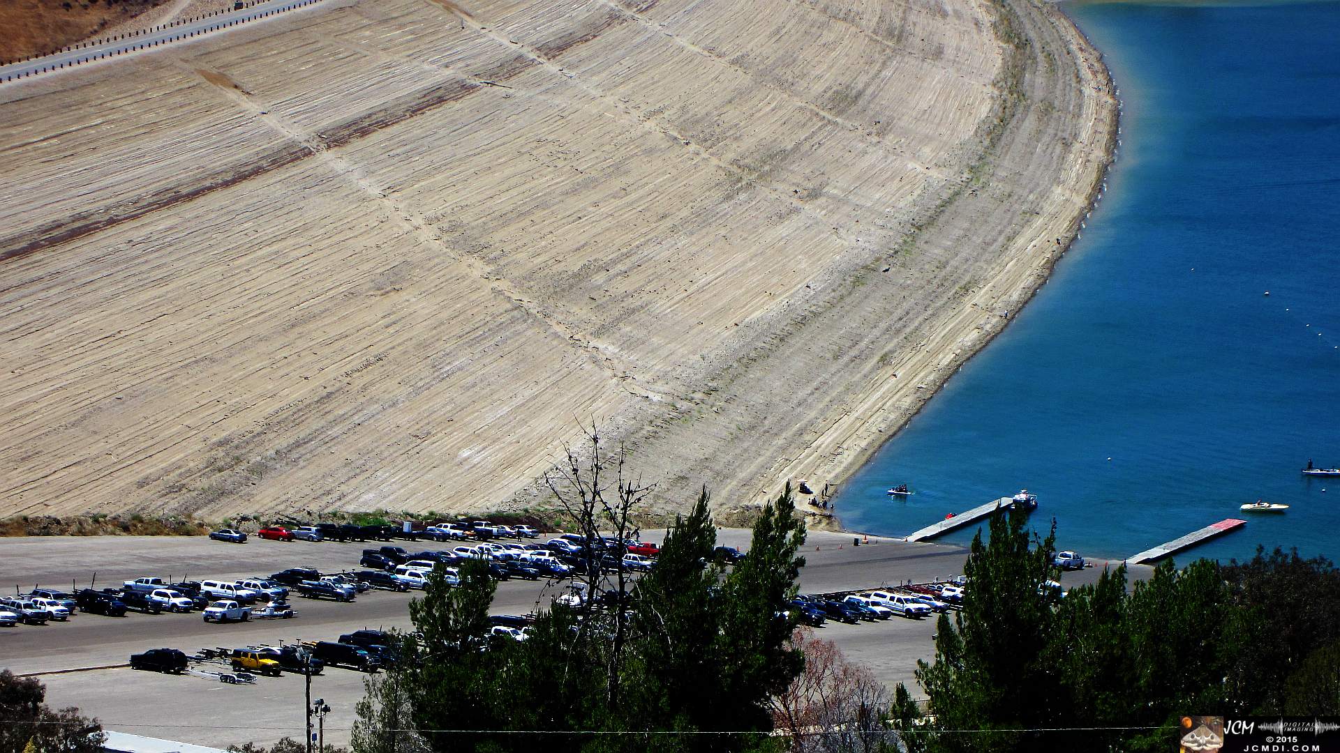 Castaic Lake low water level California drought June 14 2015 jcmdi.com